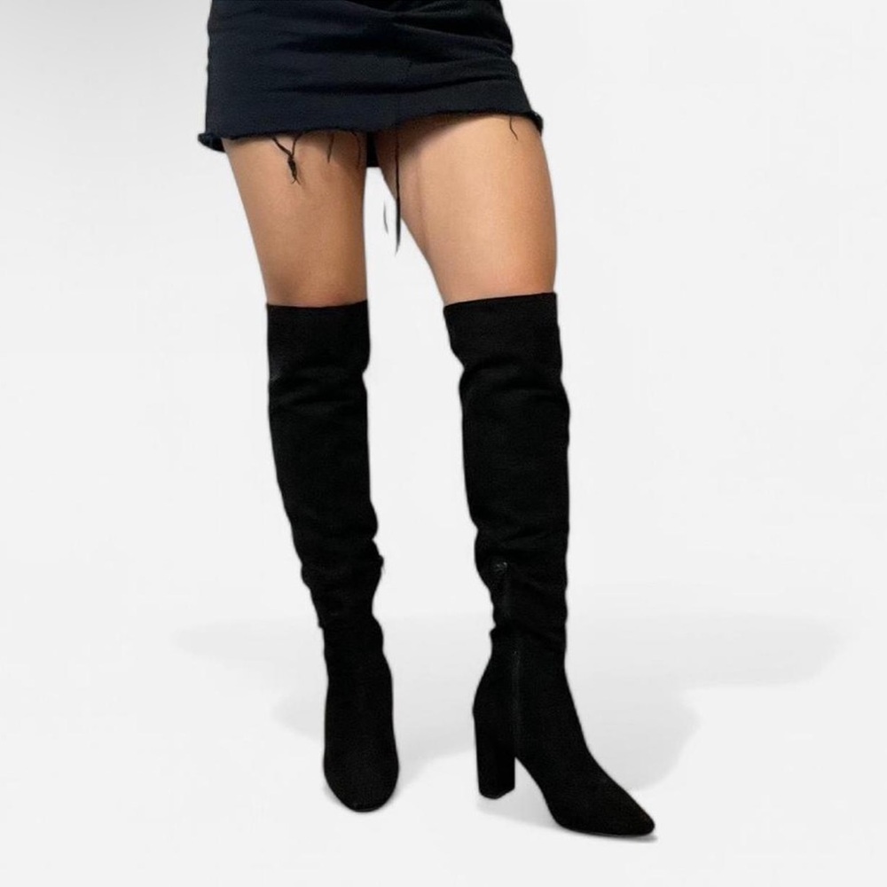 Elegant Black Over-the-Knee Boots